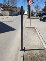 Ограден кол 40/40 с планка 120/120